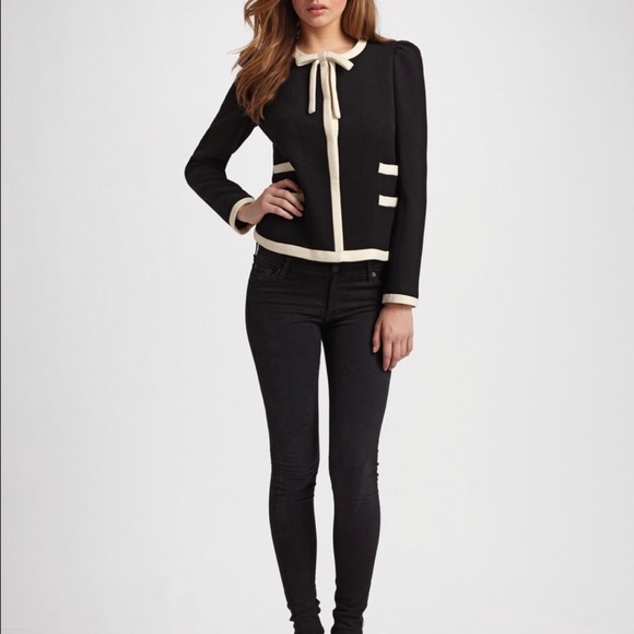 Milly of New York Jackets & Blazers - Milly Marzia Bow Blazer Jacket Size 10 EUC